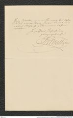 Nachlass Franz Steindachner, Brief von H. Maltzan an Franz Steindachner (22.06.1881), Inv.Nr. 323.05, Seite 2